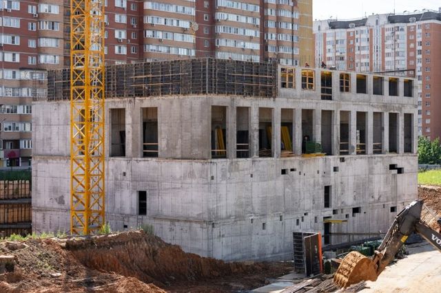 Динамика строительства Сити квартала Отрада - июль